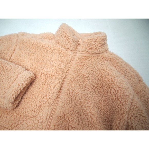 Soma Womens Sherpa Half-Zip Pullover Fleece Jacket S Pink Teddy Pullover - Picture 7 of 8